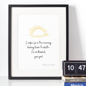 Blessed - Inspirational Wall Art | Digital Download | Jill Scott
