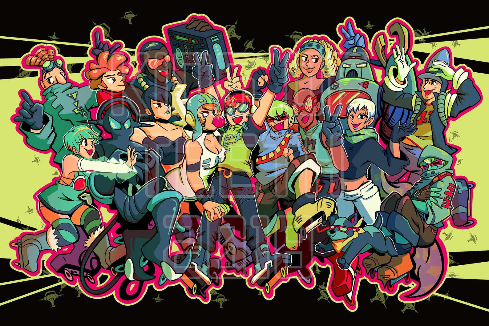 Радио сеты. Jet Set Radio. JSRF: Jet Set Radio Future. Jet Set Radio Official Art. Jet Set Radio r34.