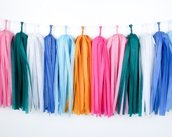Llama Tassel Garland - Fiesta Party - Baby Shower - Birthday Party - Luau - High Chair Banner - Bunting - Bachelorette