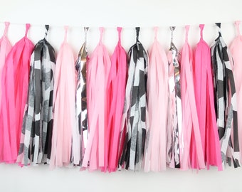 Disco Cowgirl Tassel Garland - Rodeo - Lets Go Girls - Birthday - Last Rodeo - Nashville - Western Bach - Space Cowgirl - Rootin Twotin