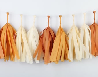 Muted Sunshine Mini Tassel Garland - First Trip Around the Sun - My Sunshine - 70’s Desert - Retro - Boho - Hippie - Earthy - Two Groovy