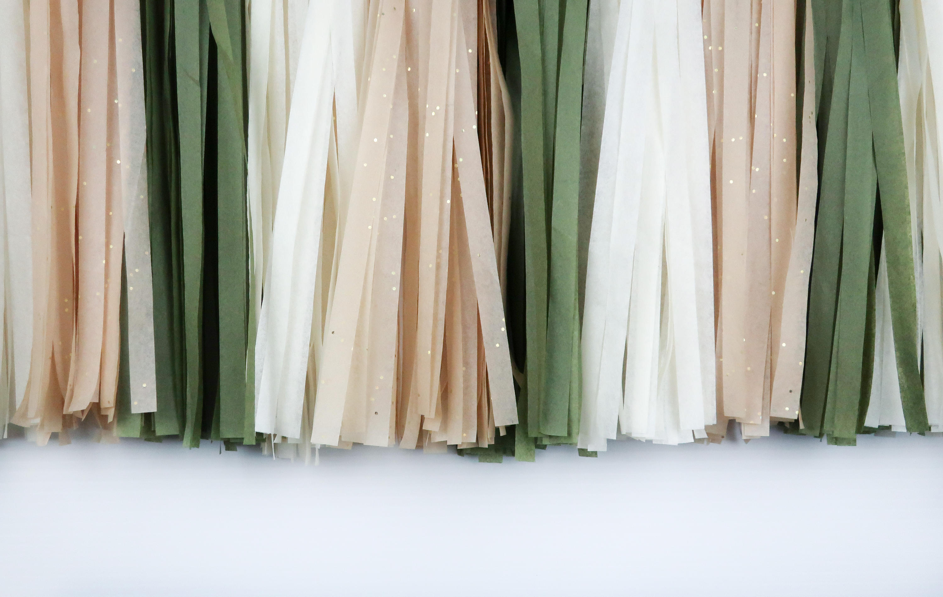 Evergreen Beaded Garland with Tassels main image 0