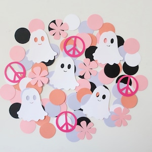 Spooky Vibes Confetti - Happy BOOday - Two Spooky - Ghoul - Halloween Birthday - First Birthday - Ghost - Witch