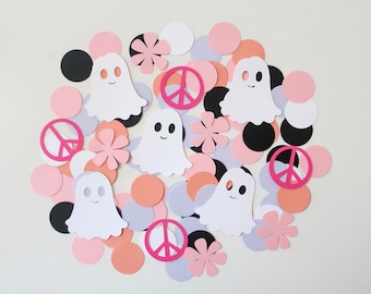 Spooky Vibes Confetti - Happy BOOday - Two Spooky - Ghoul - Halloween Birthday - First Birthday - Ghost - Witch
