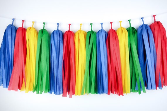 colorful tassel garland