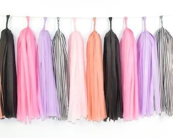 Spooky One Tassel Garland Pre-made or DIY Kit - Girl Halloween
