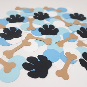 Let’s Pawty Confetti – Puppy Baby Shower Decorations – Dog Themed Birthday – Puppy Party – Blue Puppy Confetti – It’s a Pawty - Adopt a Pet