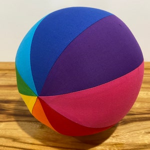 BALLOON BALL Medium Cover, Educational, Special Needs, Sensory Play, Autism, Aged Care, Handmade, Gift, Rainbow, Montessori, Eumundkids image 1