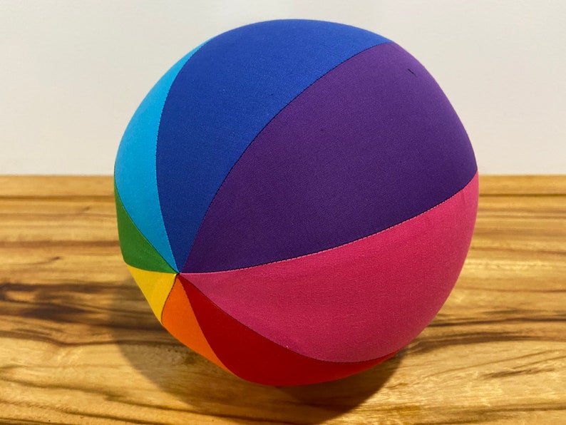 BALLOON BALL Medium Cover, Educational, Special Needs, Sensory Play, Autism, Aged Care, Handmade, Gift, Rainbow, Montessori, Eumundkids image 1