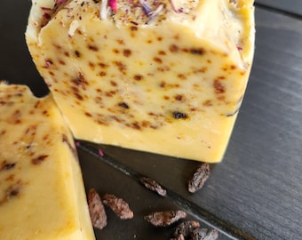 Jabón de leche de cabra, miel y bayas de goji