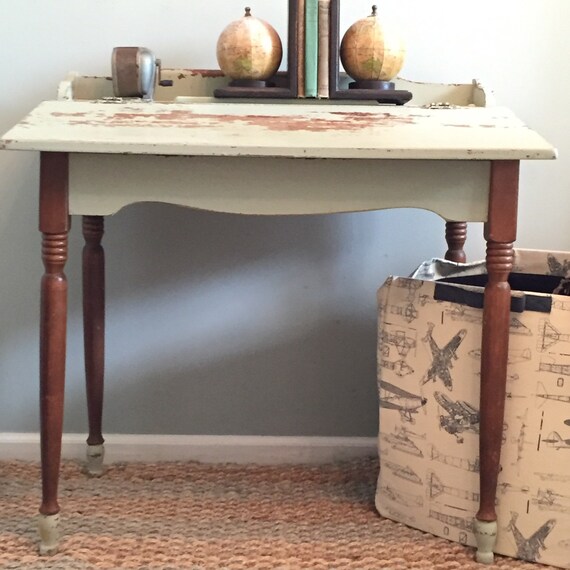 Chippy Vintage Lift Top Desk Free Shipping Etsy