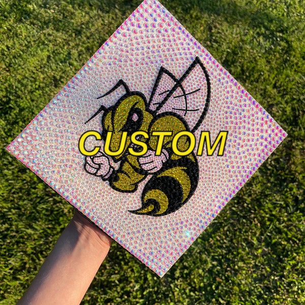 Bedazzled Grad Cap - Etsy