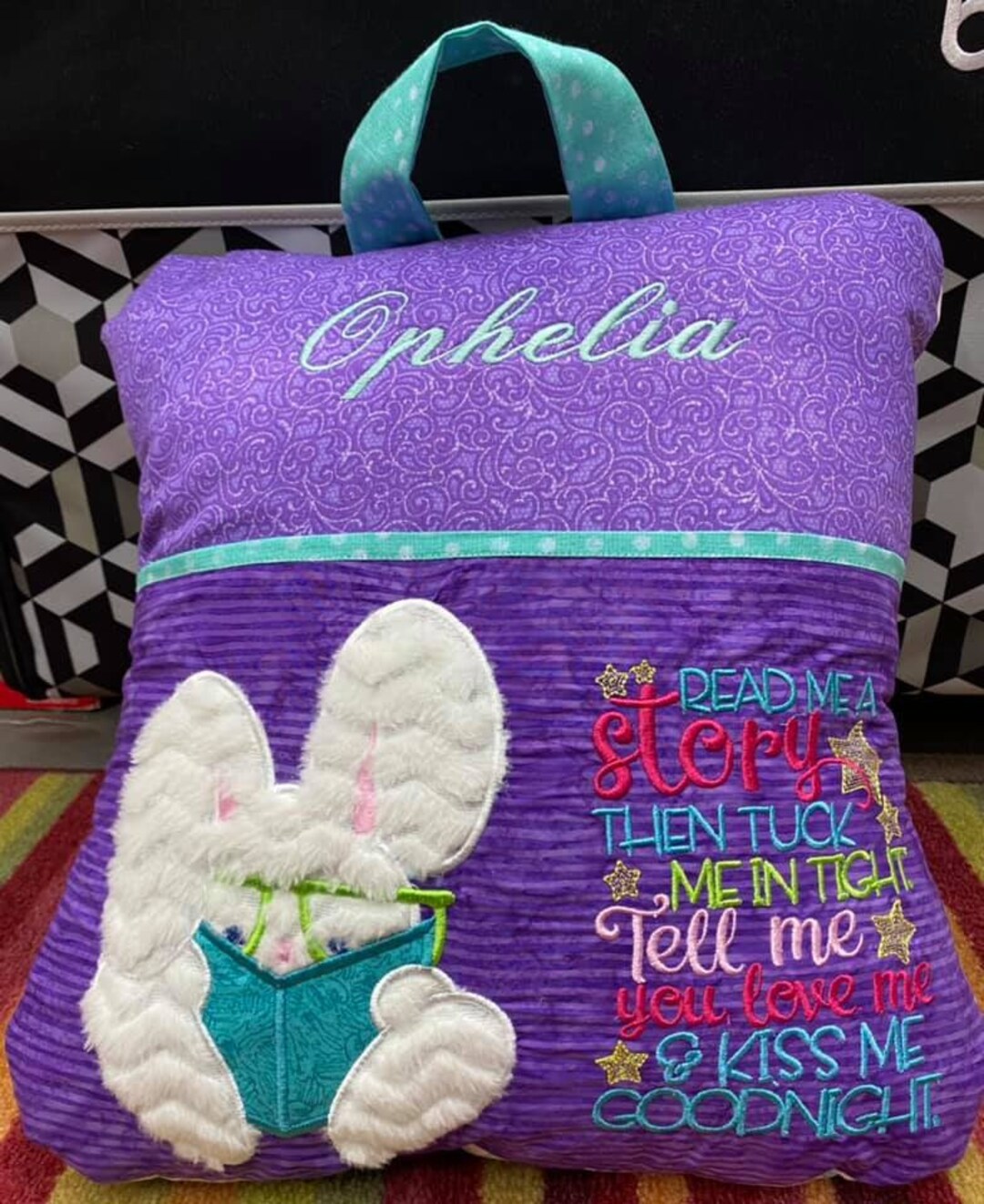 Reading Pillow With Handle - Etsy