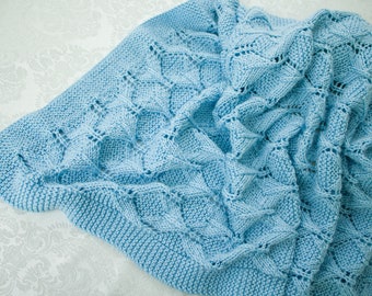 hand knitted baby blankets for sale