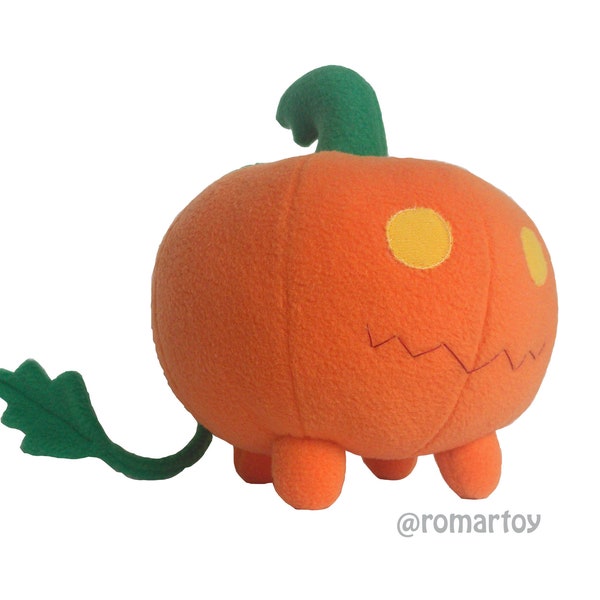 Pumpkin dog plush pumpkin pet, cute soft toy, halloween, lapis plush, 8 inch