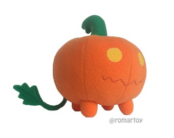 Mascota de calabaza de peluche de perro calabaza, lindo juguete de peluche, halloween, felpa de lapislázuli, 8 pulgadas