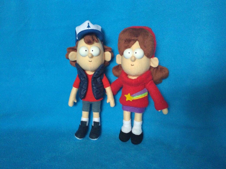 Dipper Pines Plush Toy From Gravity Falls Etsy