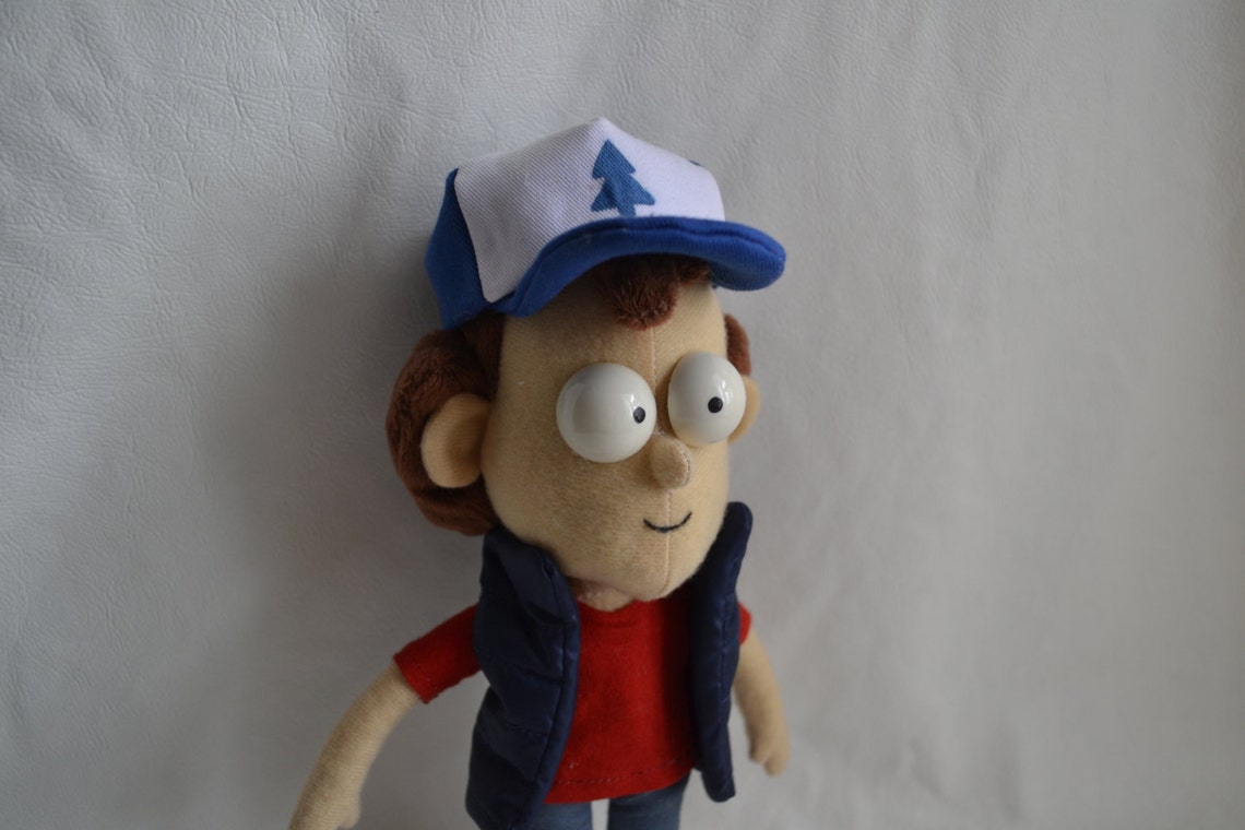 Dipper Pines Plush Toy From Gravity Falls Etsy