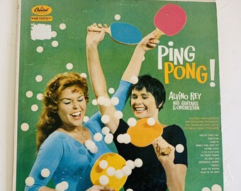 Alvino Rey His Guitars Ping Pong 1960 LP original T1242 mono