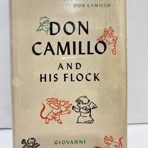 Don Camillo and His Flock, Giovanni Guareschi Hard Cover 1952 Second Printing