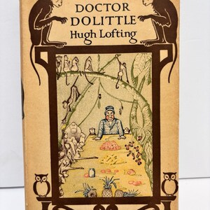 The Story Of Doctor Doolittle 1959 Vintage Book
