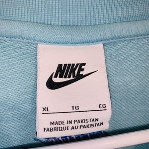 Sudadera Nike vintage con cuello redondo y logotipos teñidos de los años 90 imagen 6