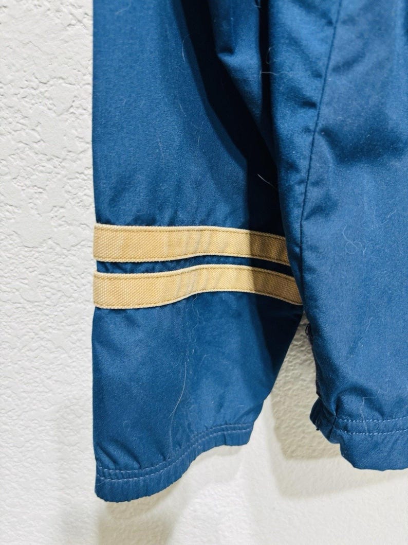 Vintage Specialized Jacket Striped Blue Large Rare Cycling image 2