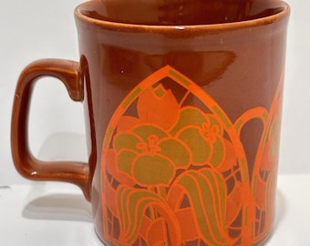 Vintage Kiln Craft Staffordshire Ironstone Coffee Mug Late 60s 70s