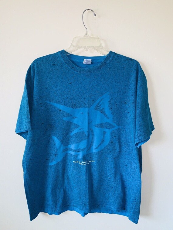 Cabo San Lucas Swordfish Fishing T Shirt Vintage 8