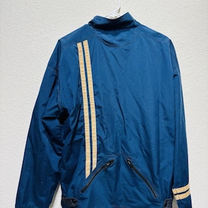 Vintage Specialized Jacket Striped Blue Large Rare Cycling image 5