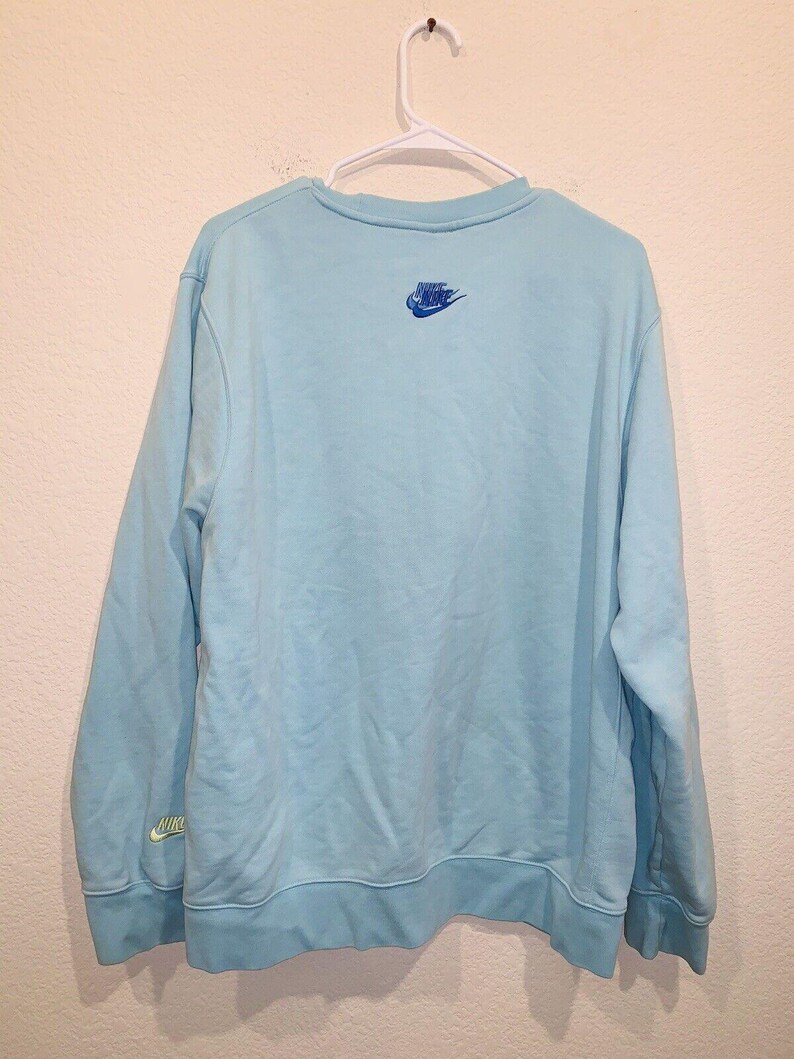 Sudadera Nike vintage con cuello redondo y logotipos teñidos de los años 90 imagen 4