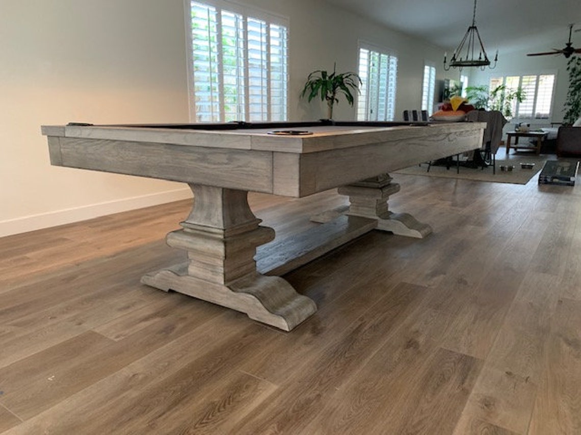 Beautiful 8' Beaumont Pool Table With Optional Dining Top Etsy