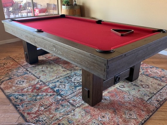 Oak pool table outlet