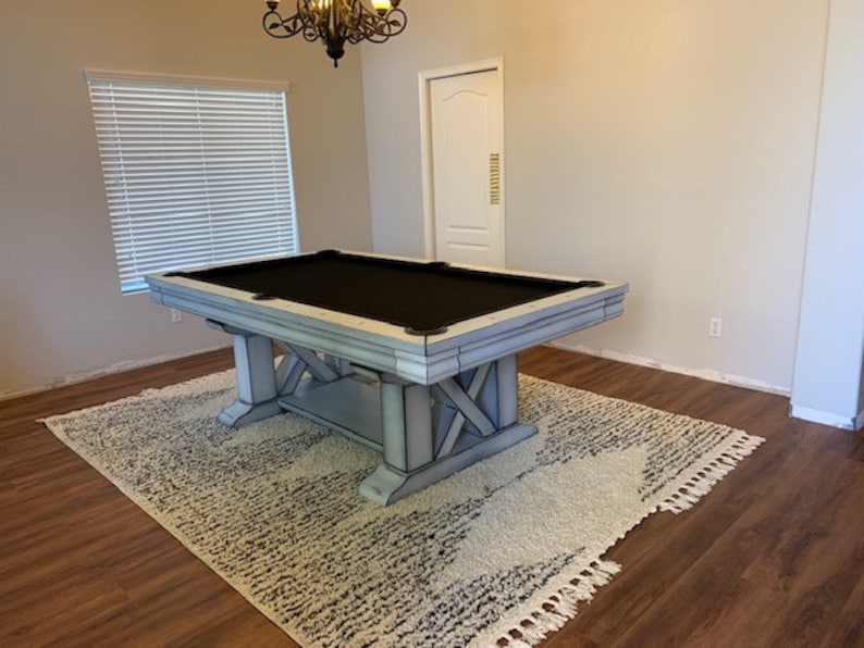 8' Henderson Made Equestrian Pool Table Wide Variety of Etsy