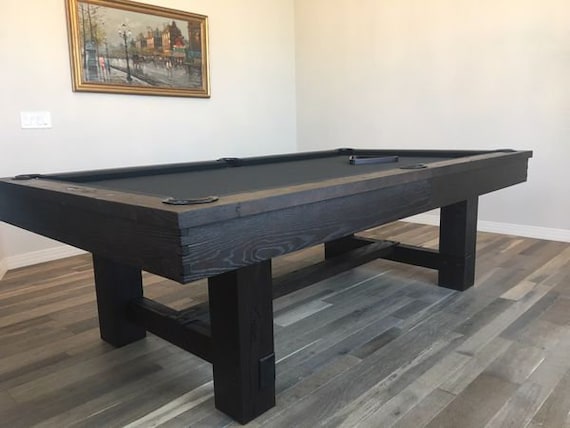 Reclaimed wood on sale pool table