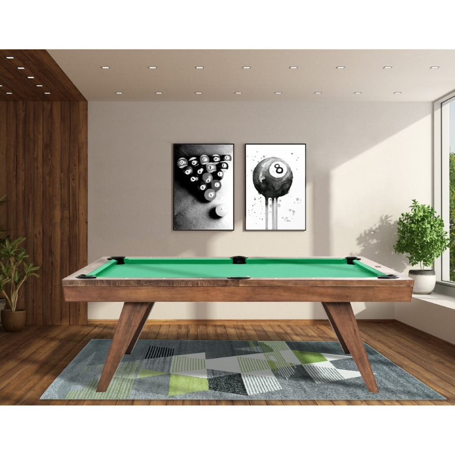 7ft or 8ft Oslo Pool Table Modern Mid-century Style With - Etsy UK