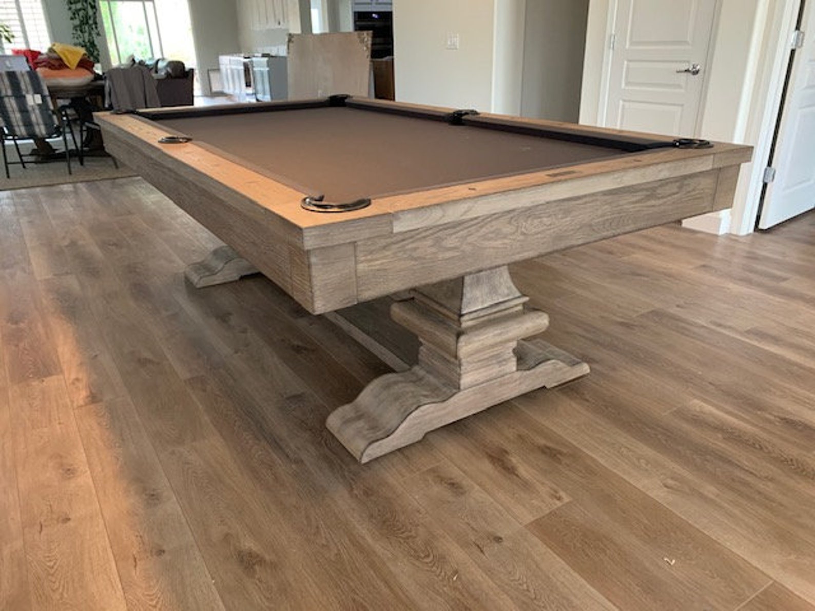 Beautiful 8' Beaumont Pool Table With Optional Dining Top Etsy