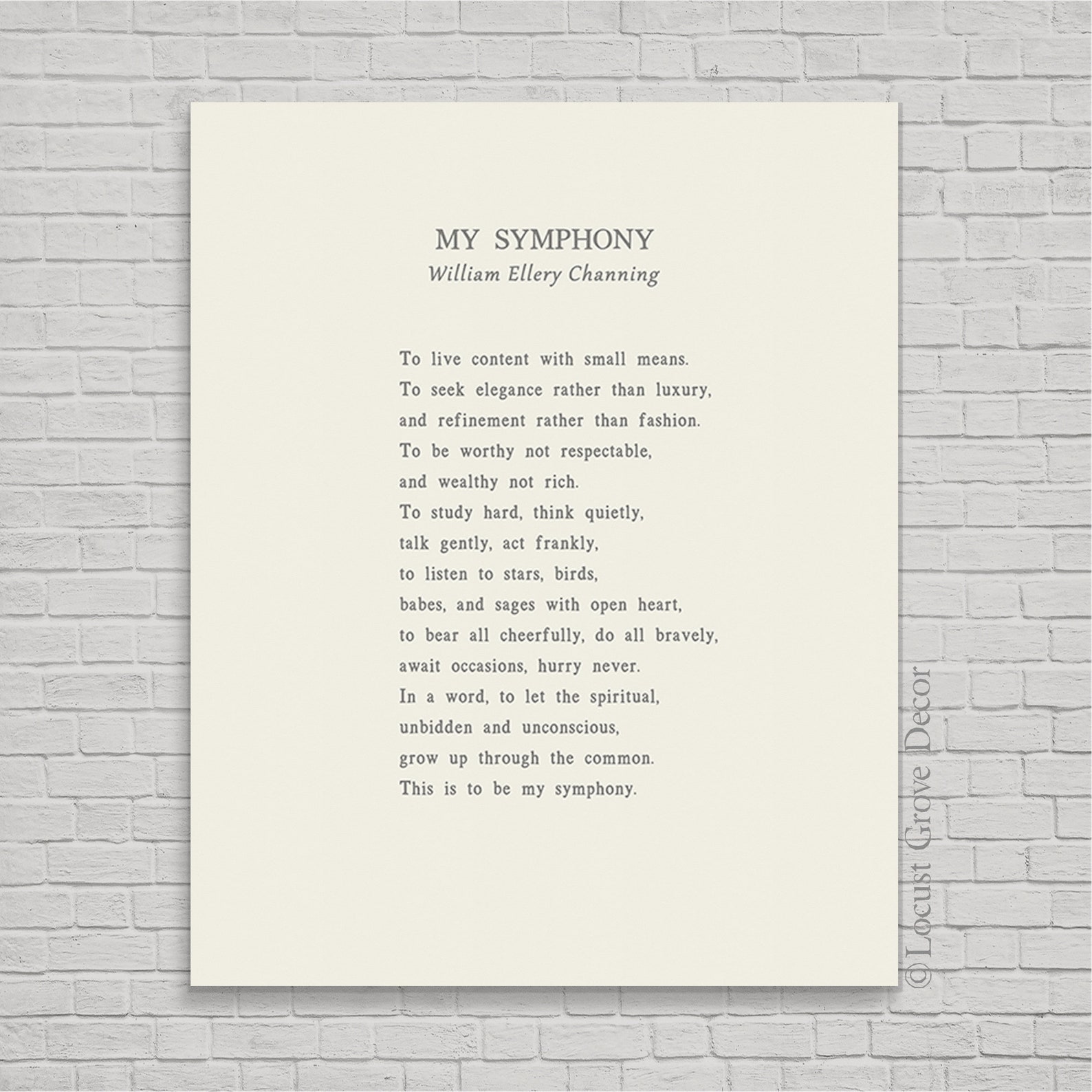 My Symphony Metal Print My Symphony by William Ellery Etsy