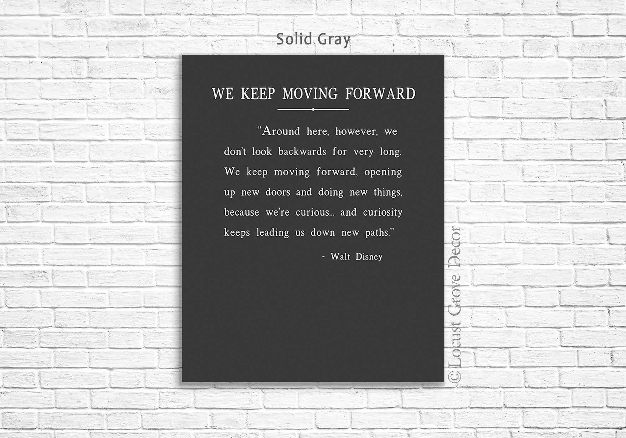 Keep Moving Forward Walt Disney Walt Disney Quote We Keep Moving Forward Metal Print Around | Etsy Singapore