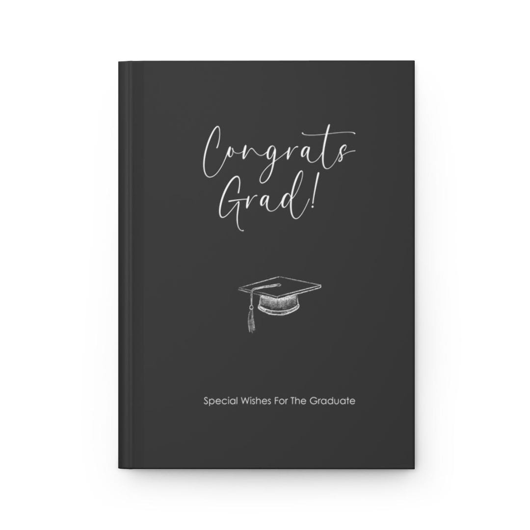 Congrats Grad Hardcover Journal Notebook for High School or College ...