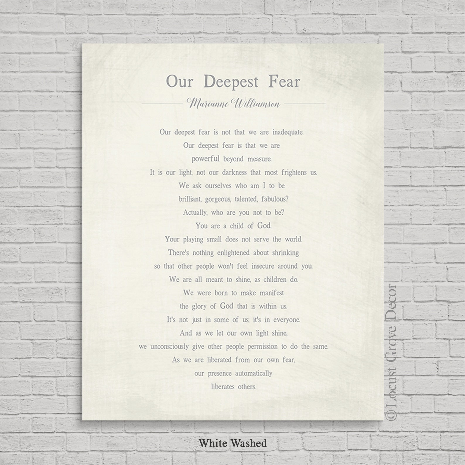 Our Deepest Fear Metal Print Our Deepest Fear Poem by | Etsy