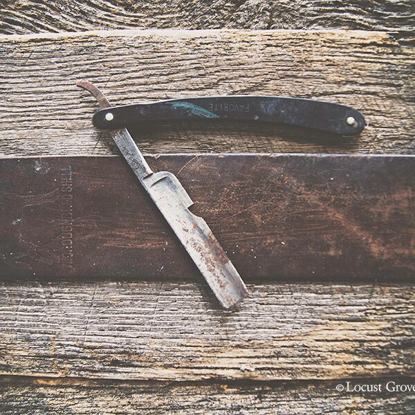 Straight Edge Razor and Strop Etsy