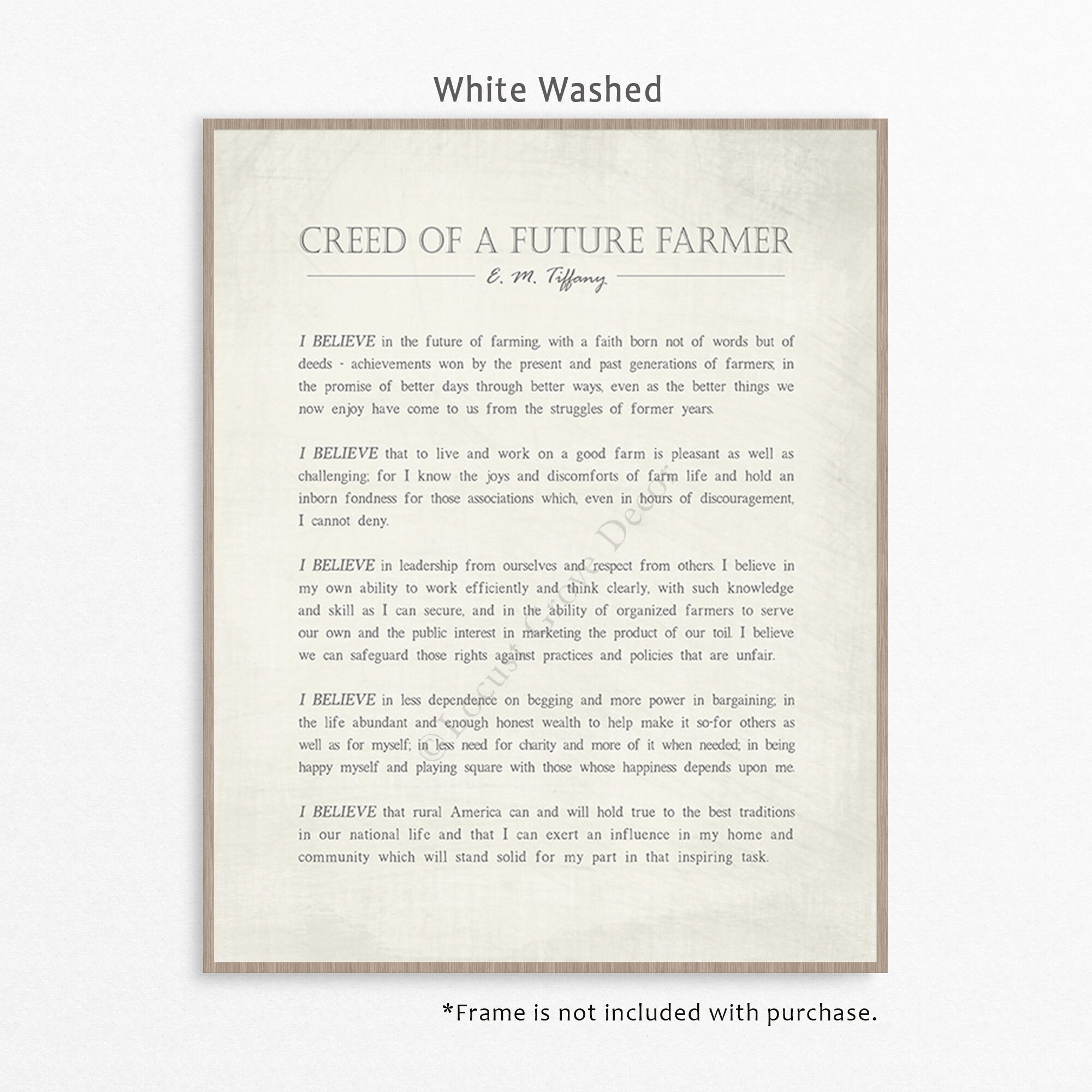 Ffa Creed Speaking Script
