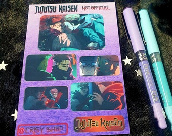 Jujutsu Kaisen inspired Stickers - Choso + Itadori