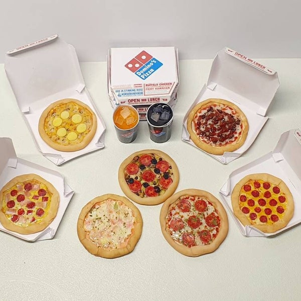 Miniature Pizzas | Choose your favorites | Scale 1:6