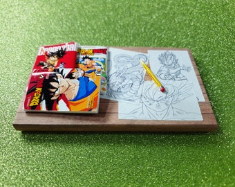 Miniature Geeky Table 3D Magnet - Inspired by the Anime of Dragon Ball