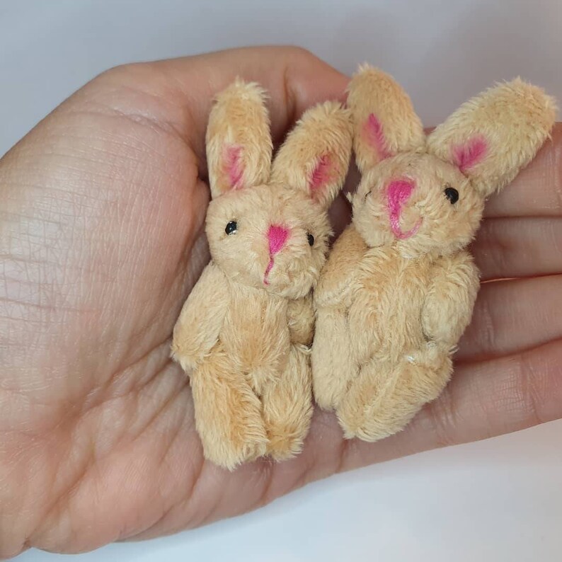mini plush bunny