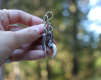 Crow Claw Cathedral Earrings