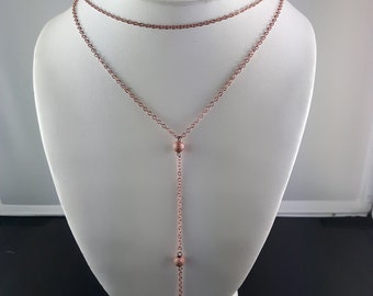 Orion Two Strand Y Necklace