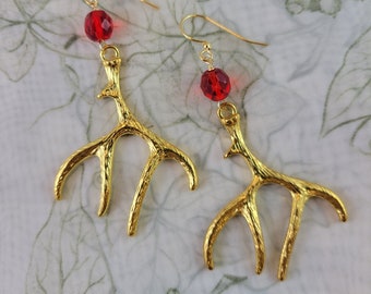 Forest Court Antler Earrings